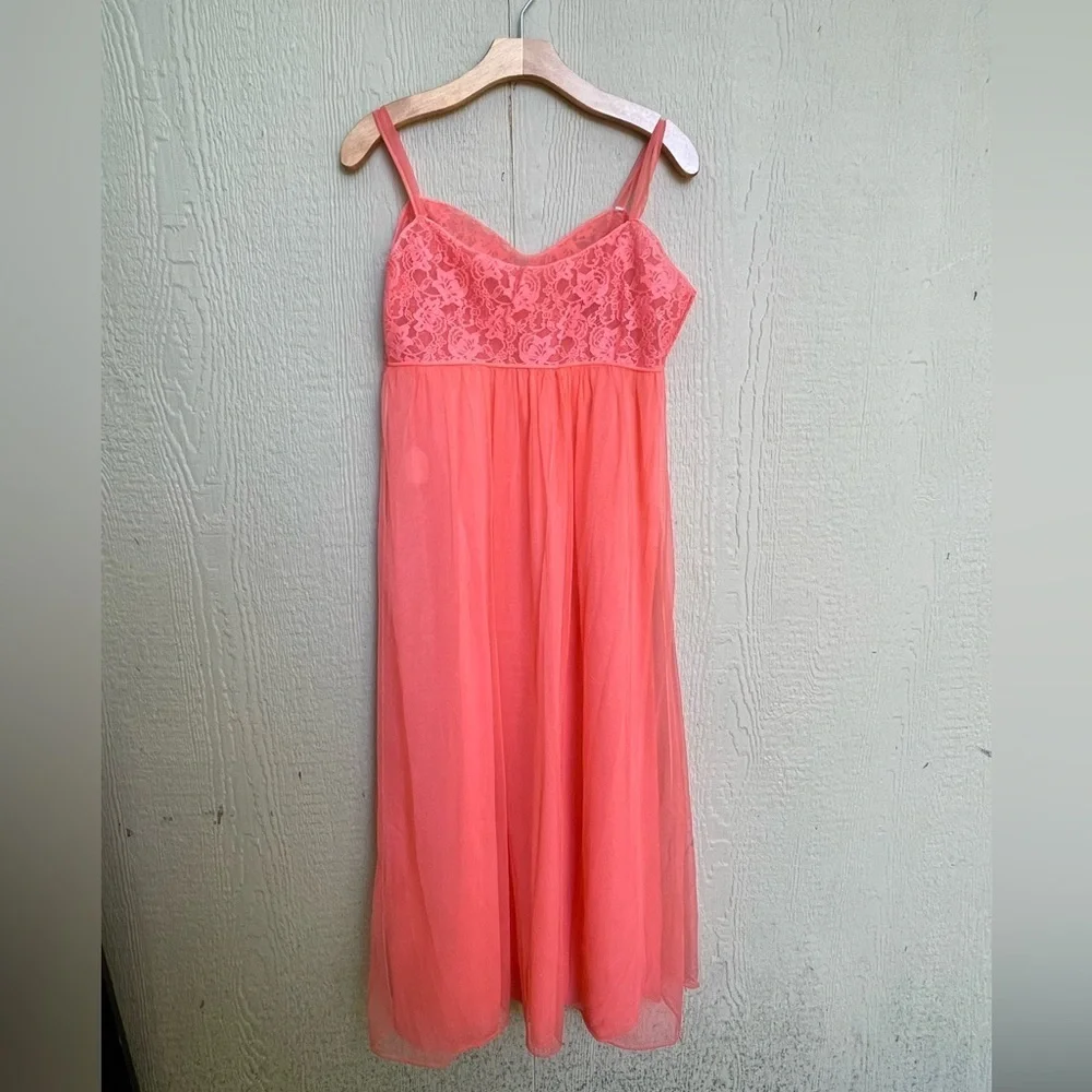 Vintage lingere slip dress - Picture 3 of 6